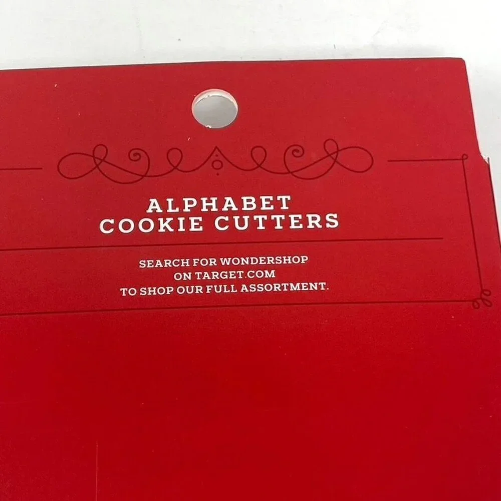Target 26pc Christmas Alphabet Cookie Cutter Set Silver - Wondershop™